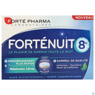Forte Pharma Fortenuit 8h Comprime Bicouche 15