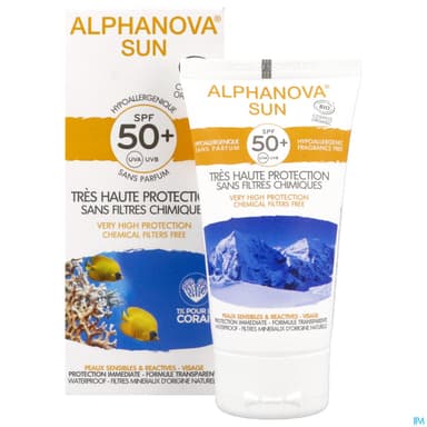 ALPHANOVA SUN SPF50+ VISAGE 50G