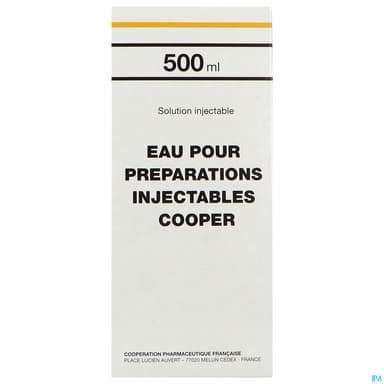 Cooper Eau Ppi Solution Injectable 500ml 1
