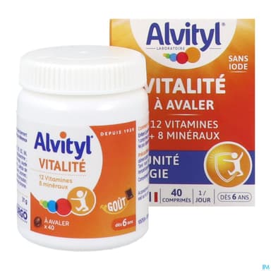 Alvityl Vitalite A Avaler Comprime 40