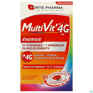 MULTIVIT'4G ENERGIE CPR 30