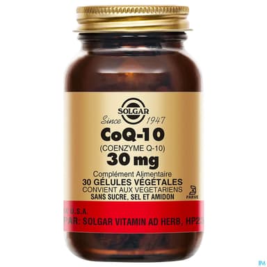Solgar Coq 10 60mg Gelule Vegetale 30
