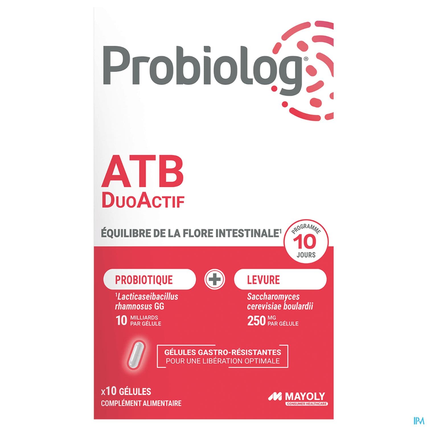 PROBIOLOG ATB DUOACTIF GELULE 10