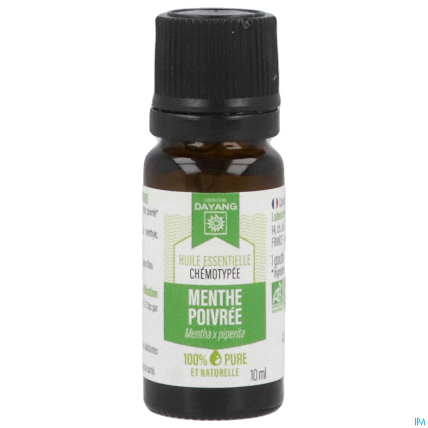 Dayang Huile Essentielle Menthe Poivree Bio 10ml