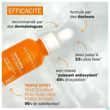 Novexpert Soin Peeling Eclat Vitamine C 30ml