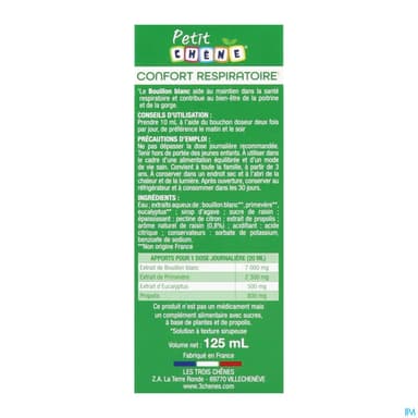 PETIT CHENE RESPIRATOIRE 125ML