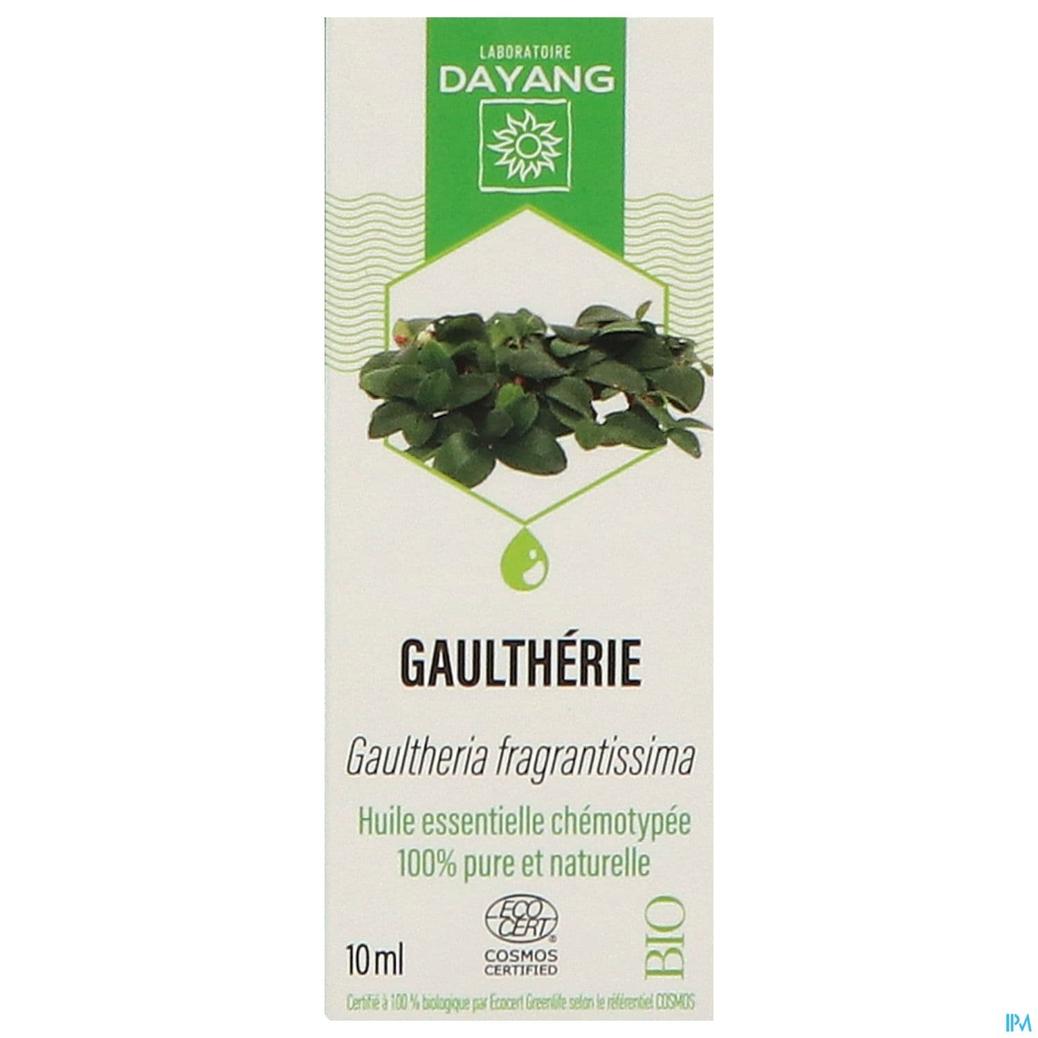 Dayang Huile Essentielle Gaultherie Bio 10ml