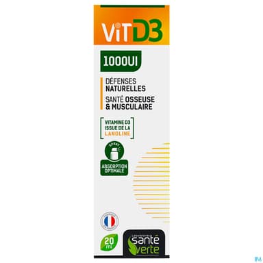 Sante Verte Vitd3 1000ui Spray 20ml