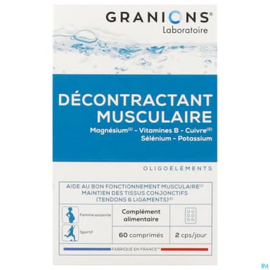 Granions Decontractant Musculaire Comprime 60
