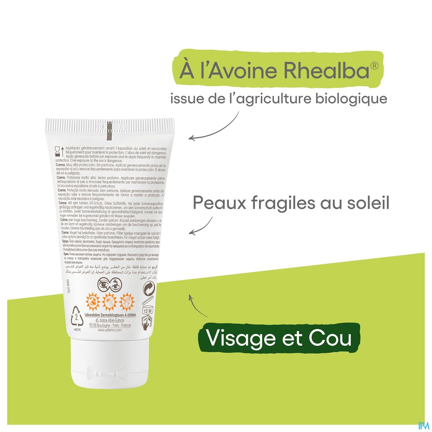 A-DERMA PROTECT CR 50+ S/PARF 40ML