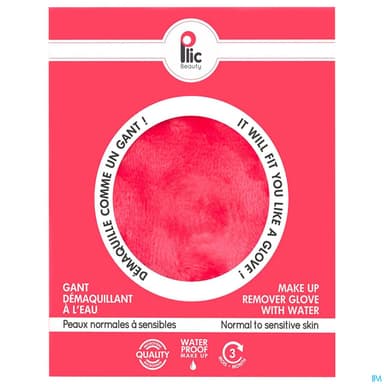 Plic Beauty Gant Demaquillant Peaux Sensibles