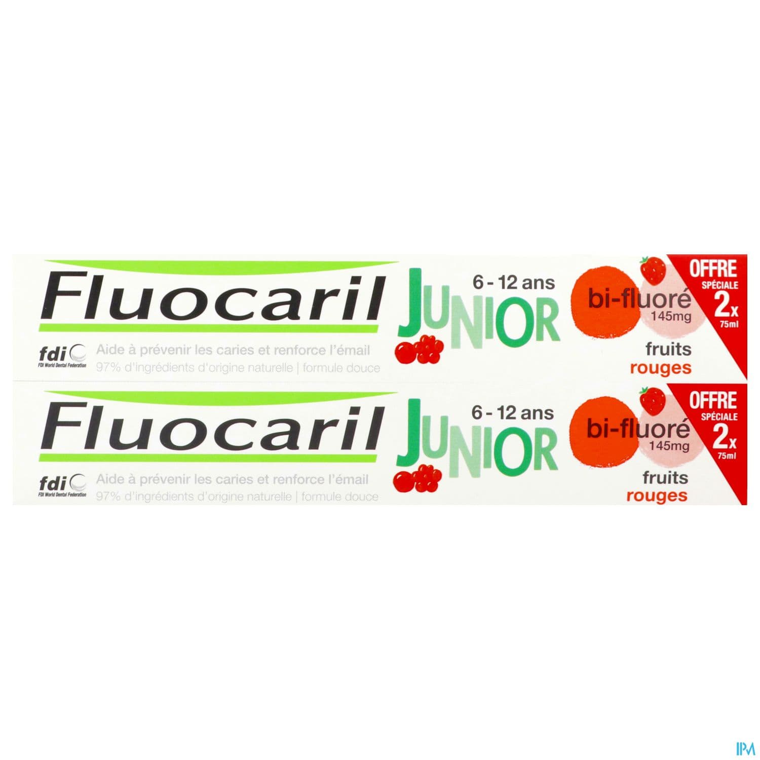 FLUOCARIL JUNIOR GEL FR RGE 2X75ML