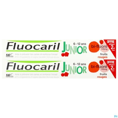 FLUOCARIL JUNIOR GEL FR RGE 2X75ML