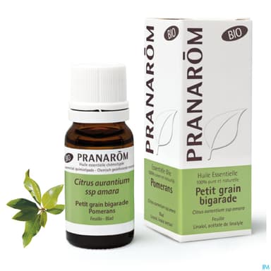 Pranarom Huile Essentielle Bio Petit Grain Bigarade Feuille 10ml