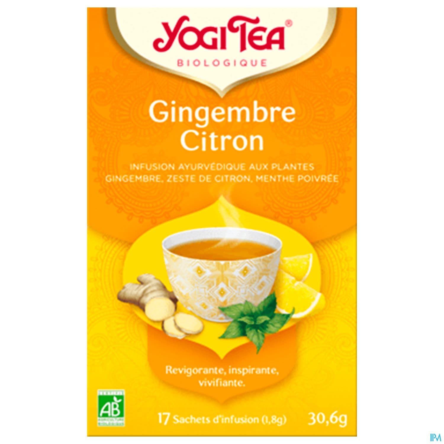 YOGI TEA GINGEMBRE CITRON SACH 17