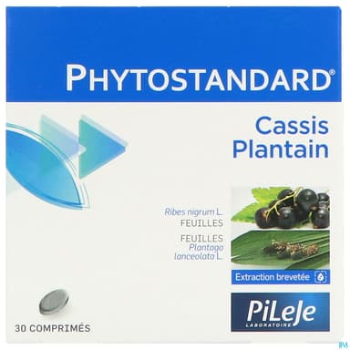 Pileje Phytostandard Cassis Plantain Comprime 30