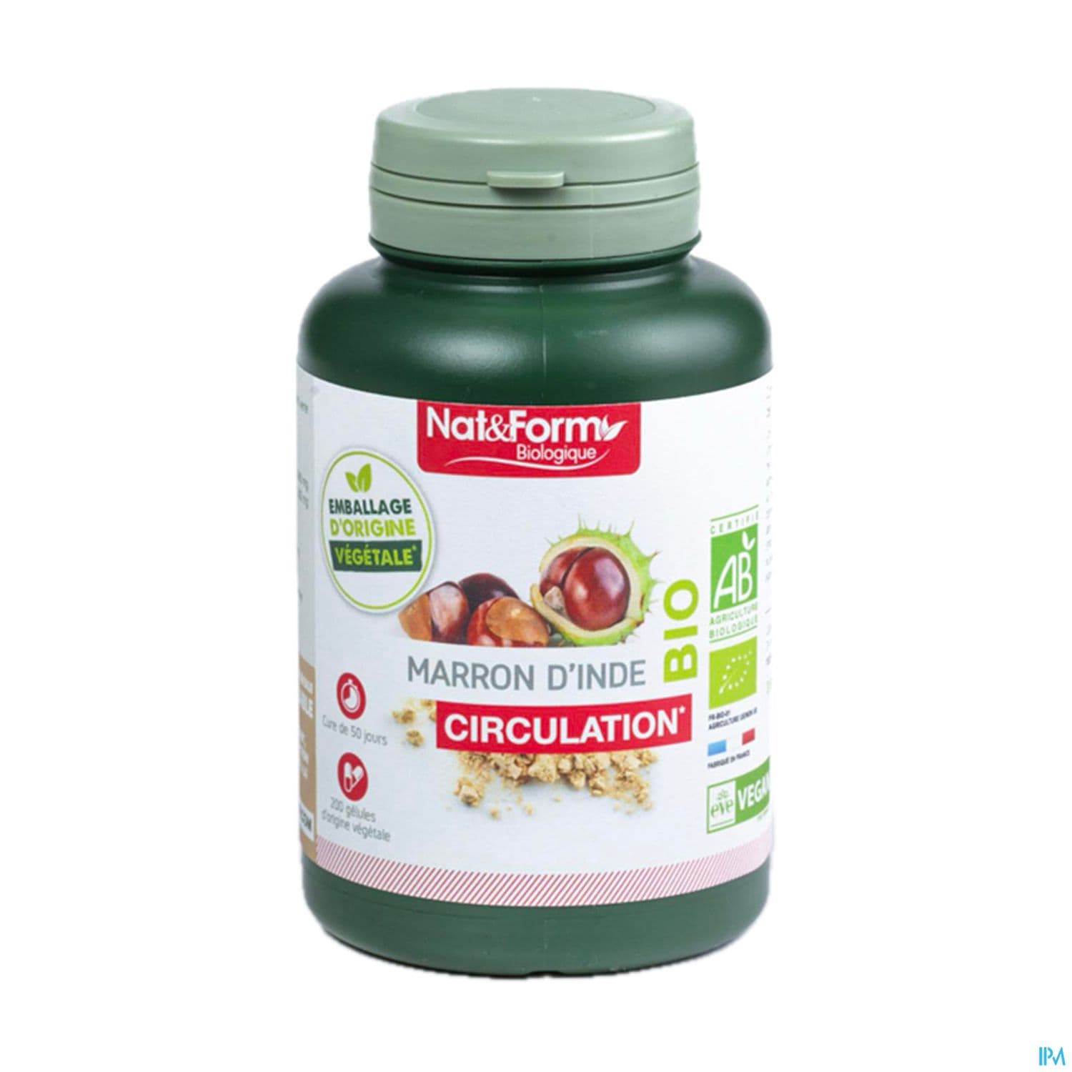 Nat Et Form Bio Marron D'inde Gelule Vegetale 200