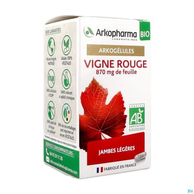 Arkopharma Arkogelules Vigne Rouge Bio Gelule 150