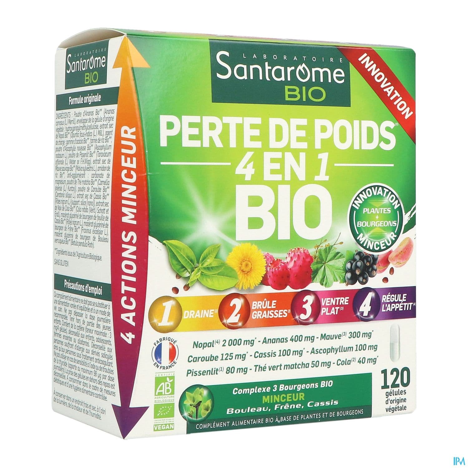 SANTAROME PERTE POID 4EN1 GELU120
