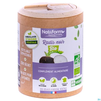 NAT&FORM ECO RADIS NOI BIO GELU200