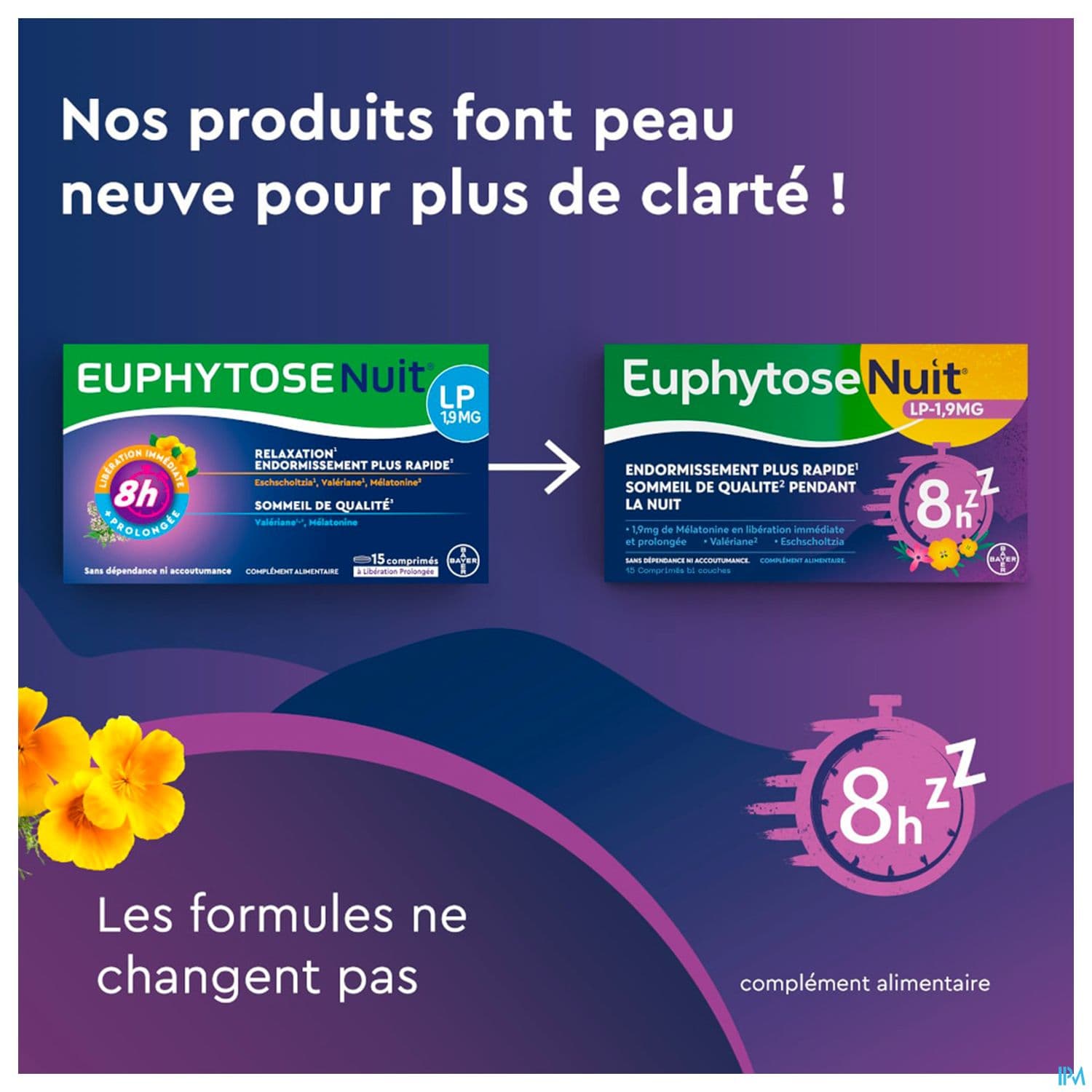 EUPHYTOSE NUIT LP 1,9MG CPR 30