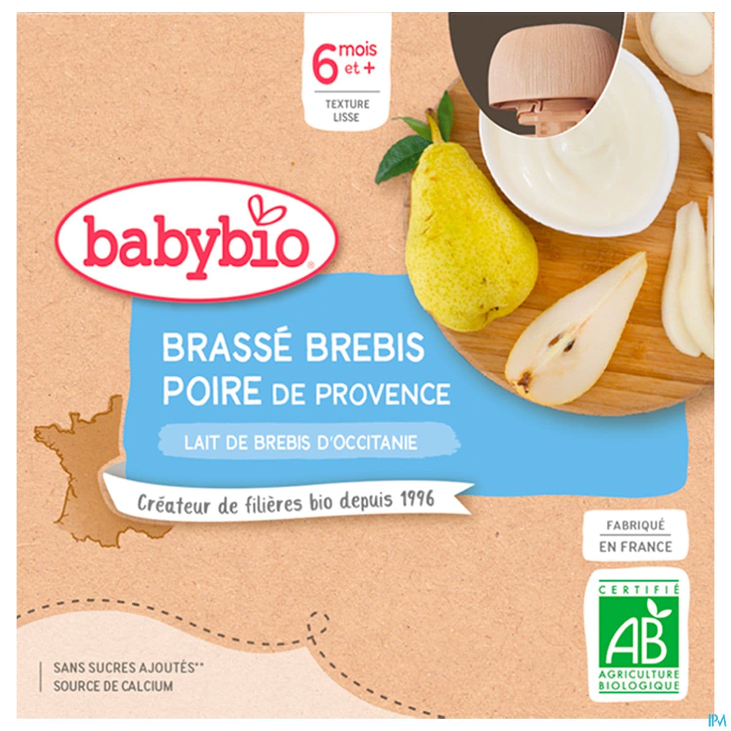 BABYBIO GOURD BRASS BREB POIR4X85G