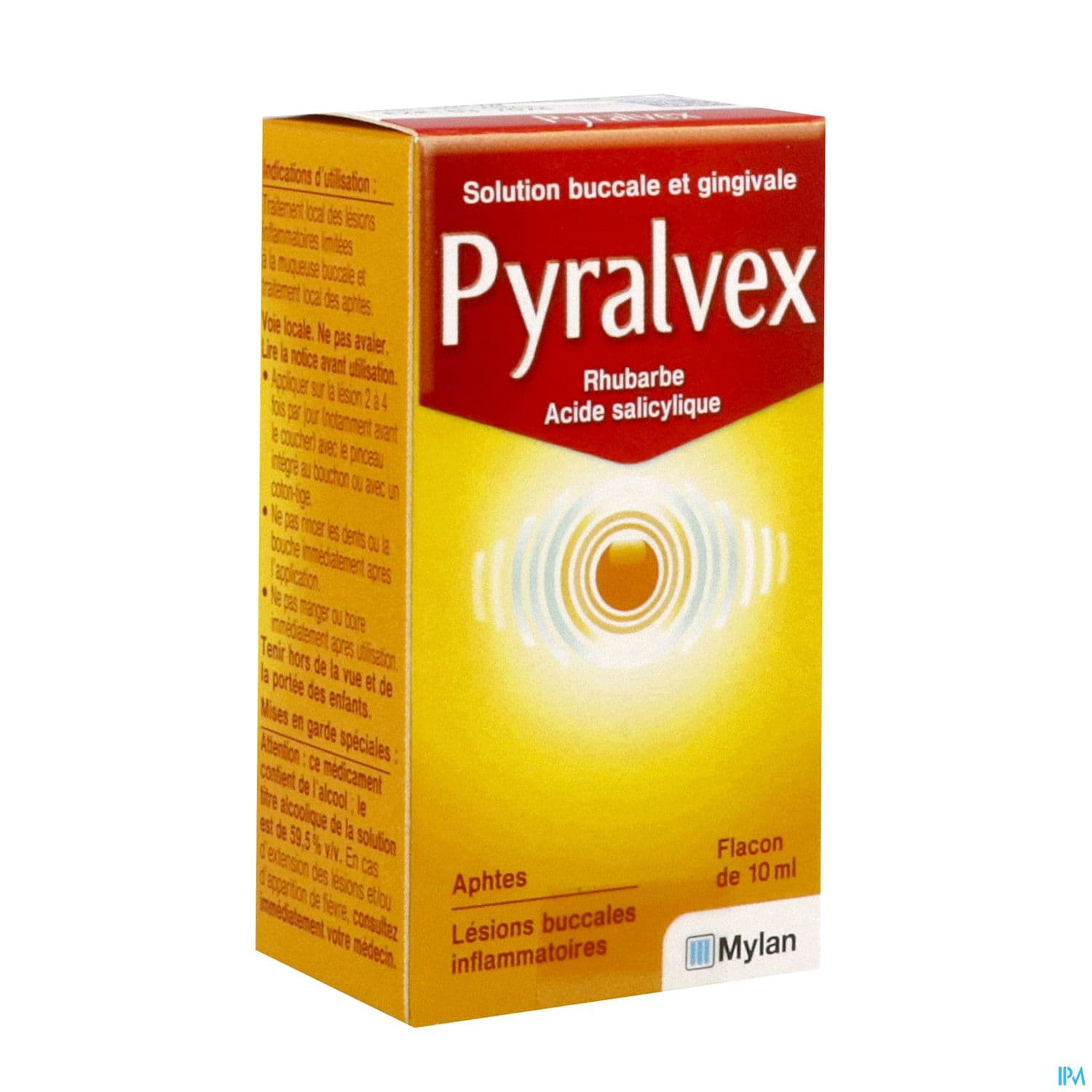 Pyralvex Solution Buccale Gingivale 10ml