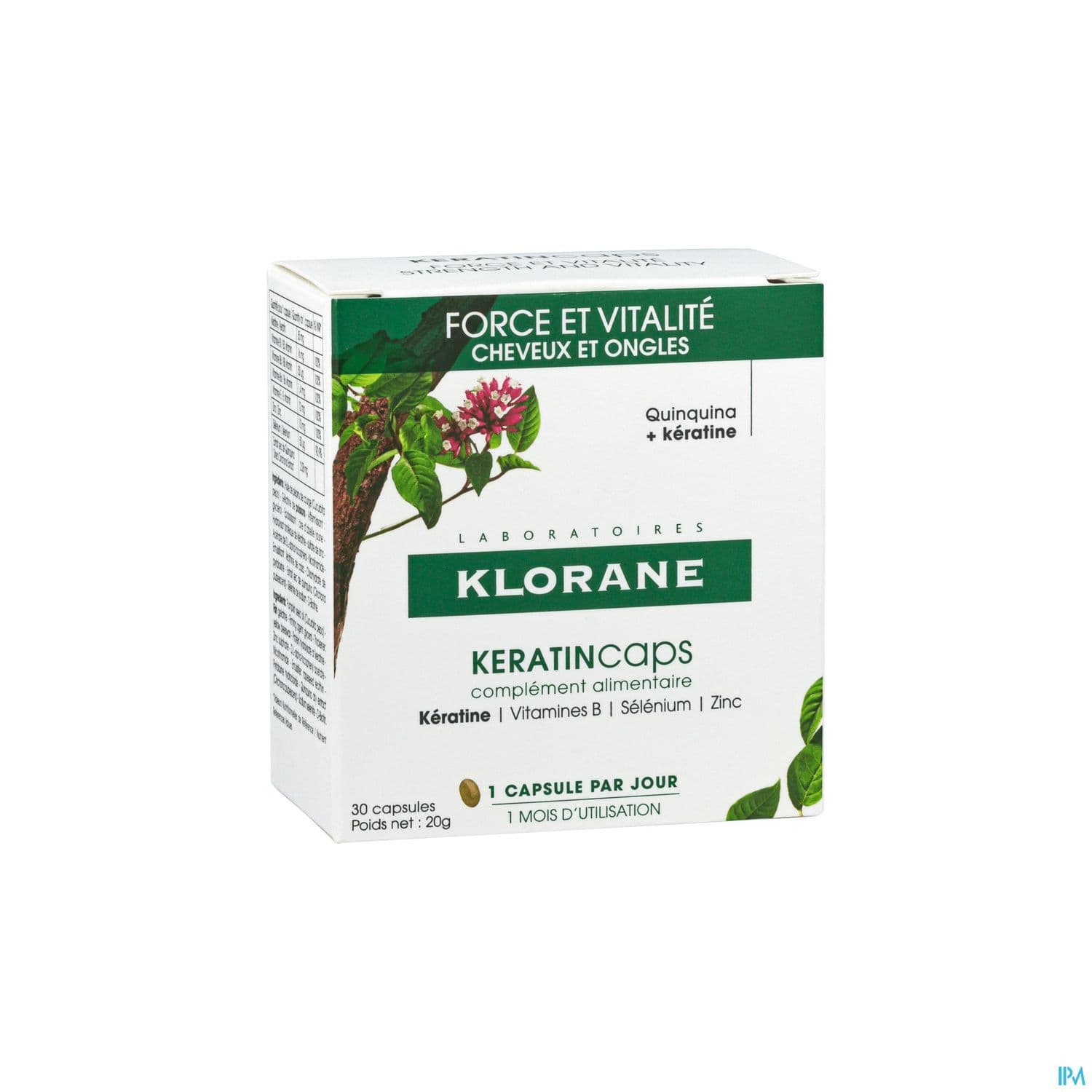 KLORANE KERATINCAPS CAPS 30