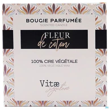 Vitae Cosmetics Bougie Parfumee Fleur De Coton 120g