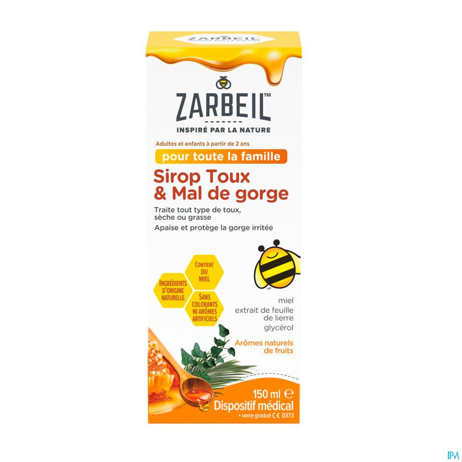 ZARBEIL SIROP AD/ENF TX&GORG 150ML