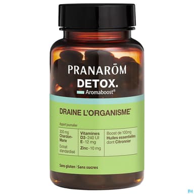 Pranarom Aromaboost Detox 60 Caps