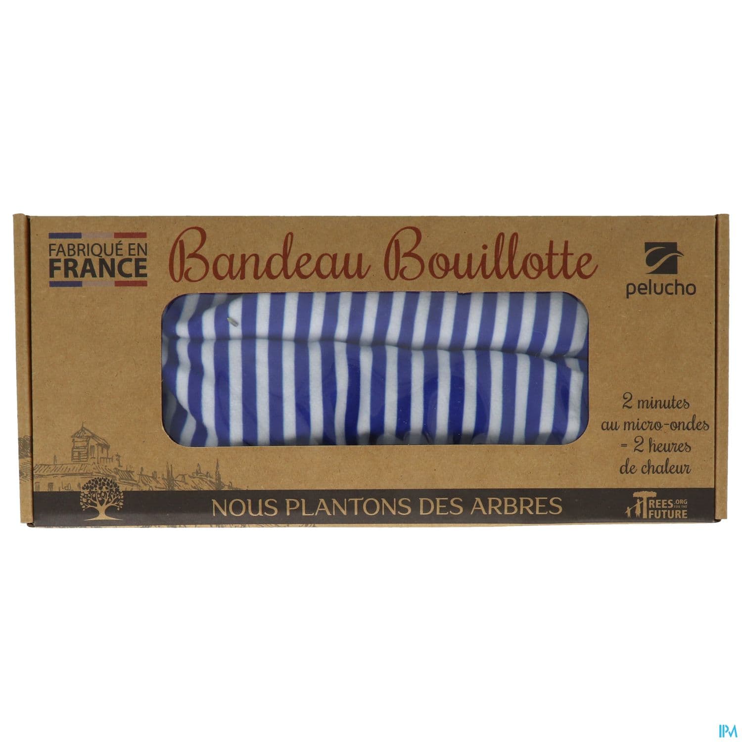 Pelucho Tour De Cou Bouillotte Microondes Naturel