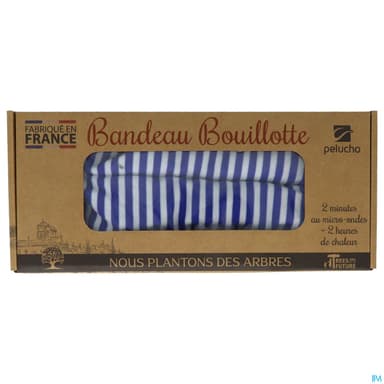 Pelucho Tour De Cou Bouillotte Microondes Naturel