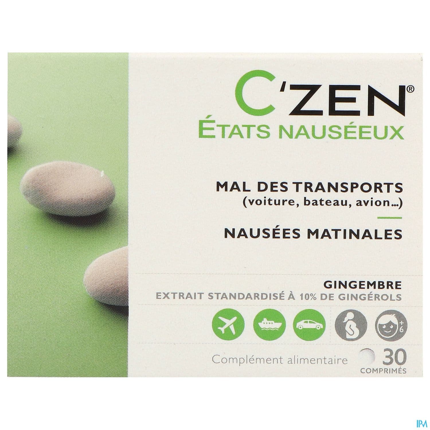 C'zen Etats Nauseeux Comprime 30
