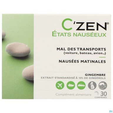 C'zen Etats Nauseeux Comprime 30