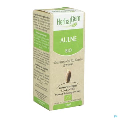 Herbalgem Aulne Bourgeon Macerat Glycerin Bio 30ml
