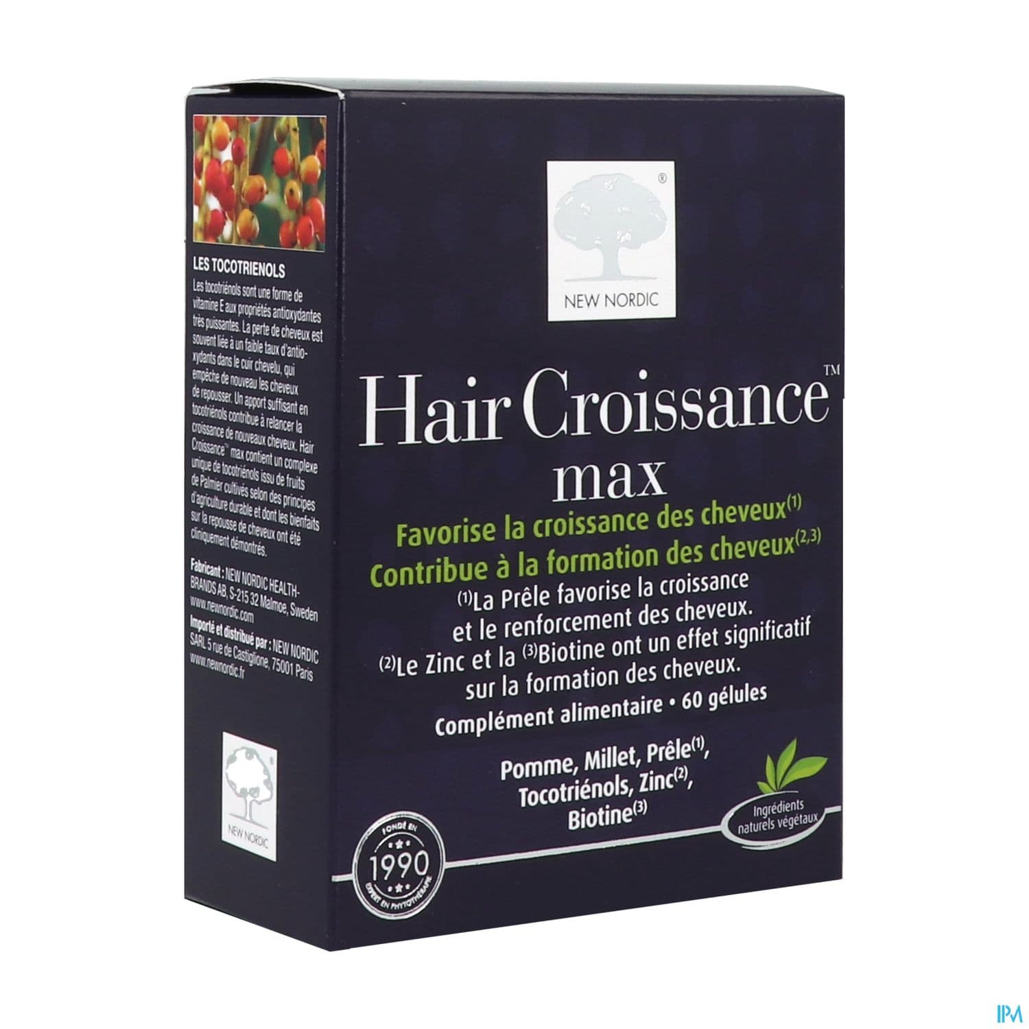 New Nordic Hair Croissance Max Gelule 60