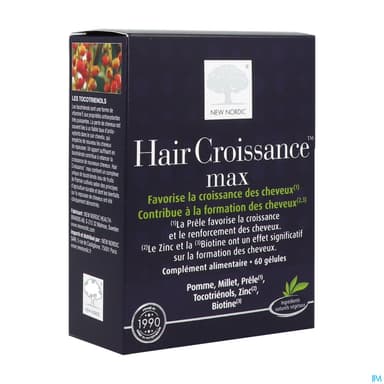 New Nordic Hair Croissance Max Gelule 60