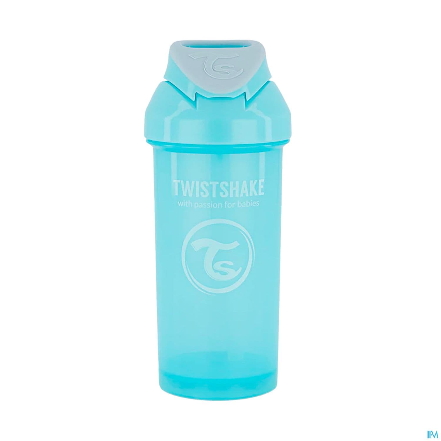 TWISTSHAKE TASSE PAILLE 360ML BLEU