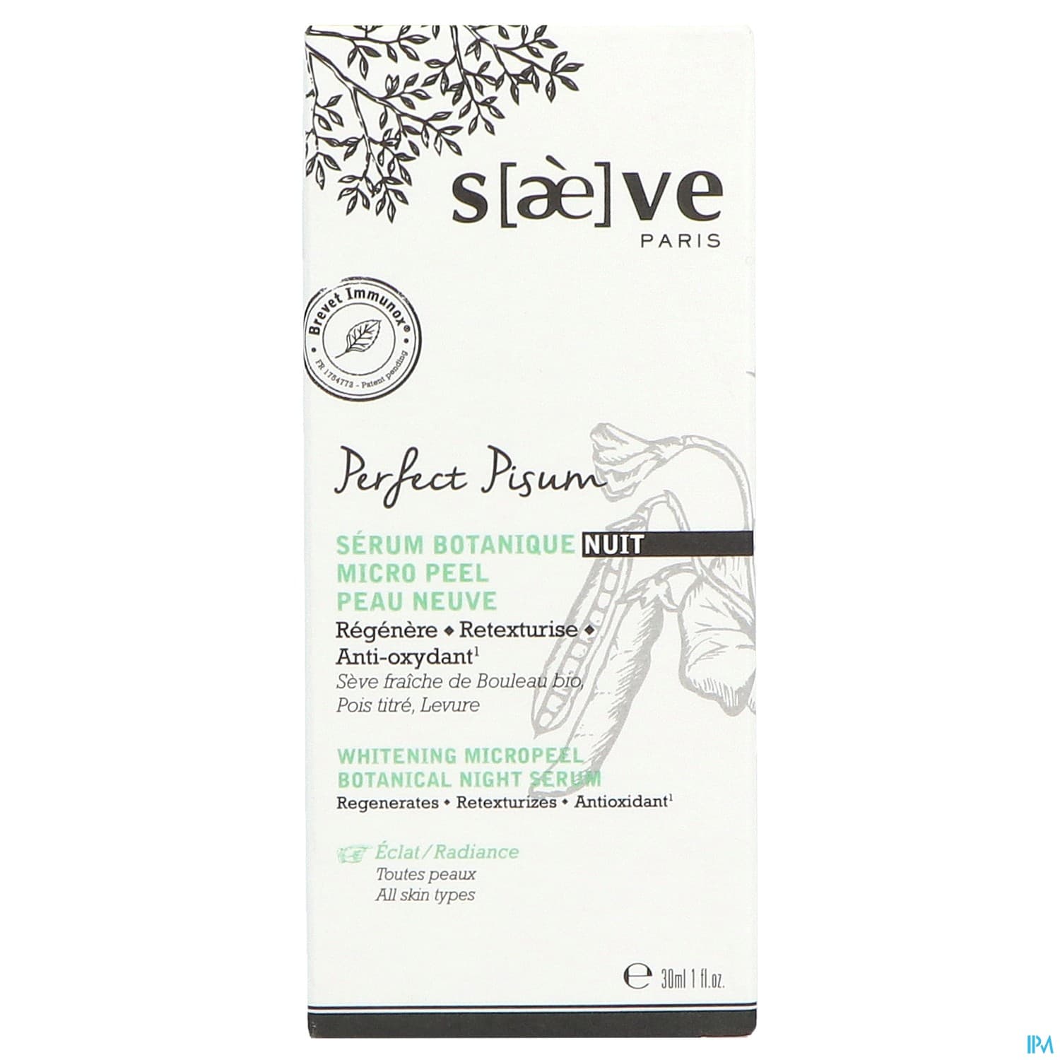 SAEVE PERFECT PISUM SER NUIT 30ML