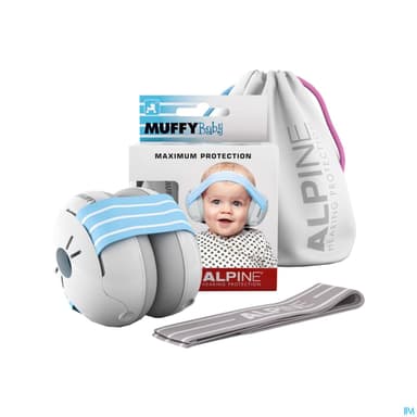 Alpine Casque Auditif Baby Bebe Bleu