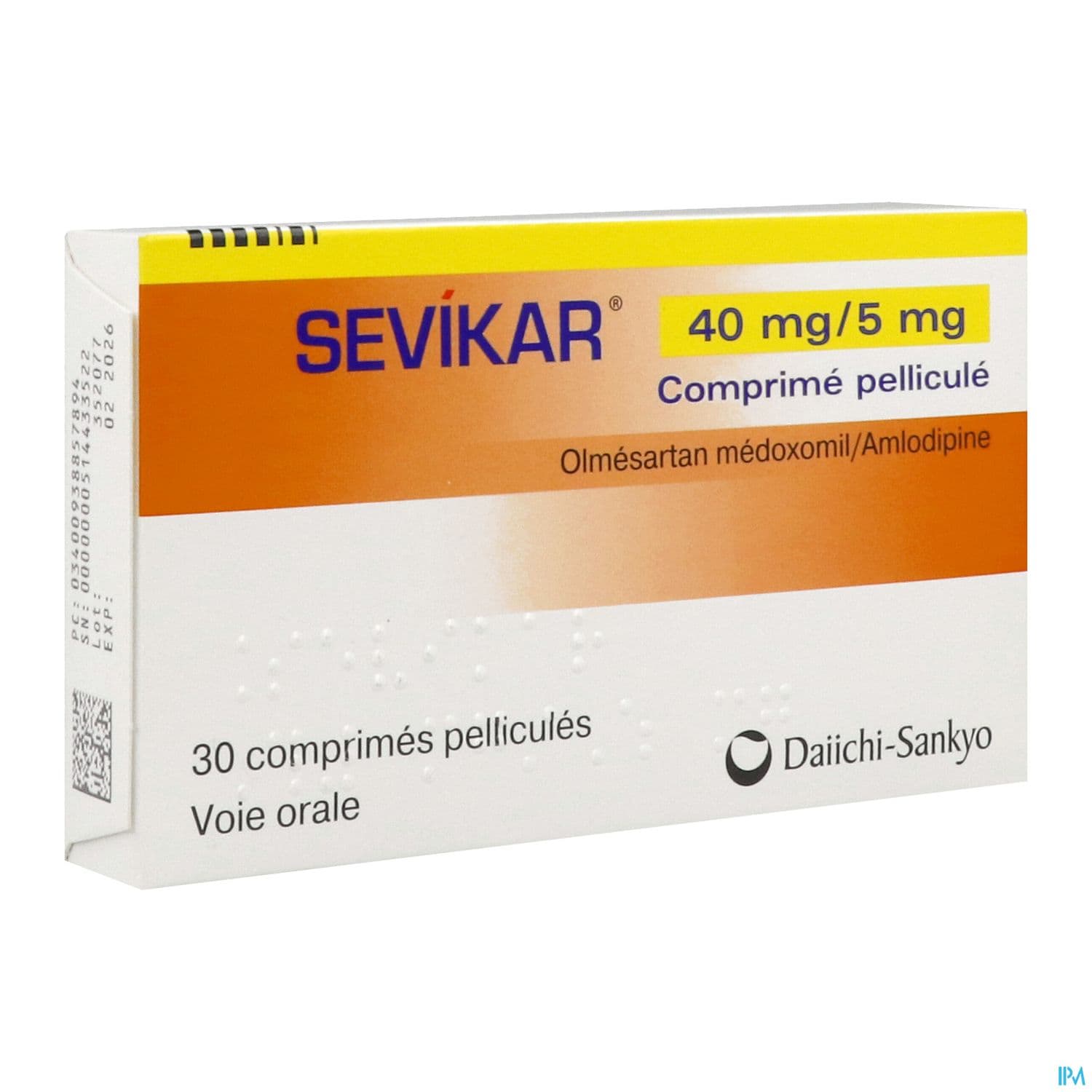 Sevikar 40mg/ 5mg Comprime 30