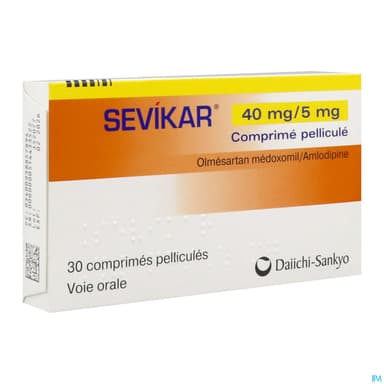 Sevikar 40mg/ 5mg Comprime 30