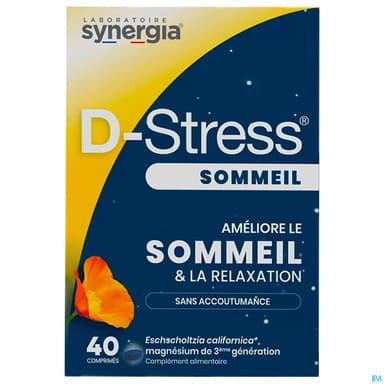 Synergia D Stress Sommeil Comprime 40