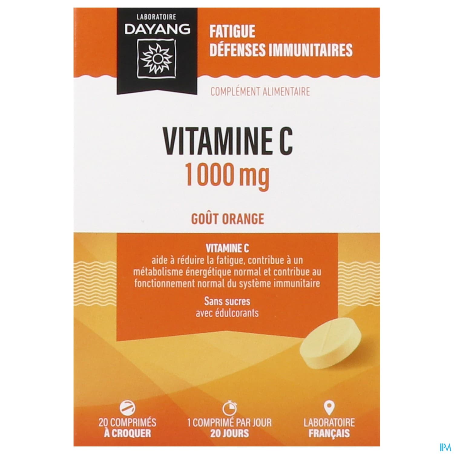DAYANG VITAMINE C 1000MG CPR 20