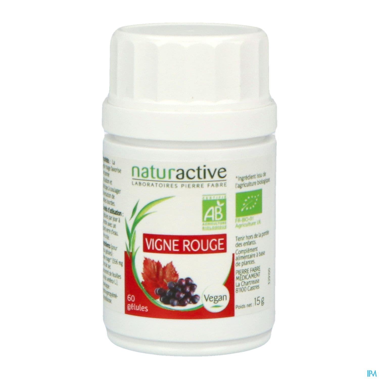 NATURACTIVE VIGNE RGE BIO GELUL 60