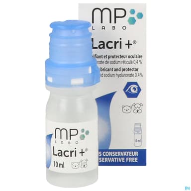 Mp Labo Lacri Plus Gel Oculaire Hydratant Protecteur Et Lubrifiant Chien Chat Flacon De 10ml