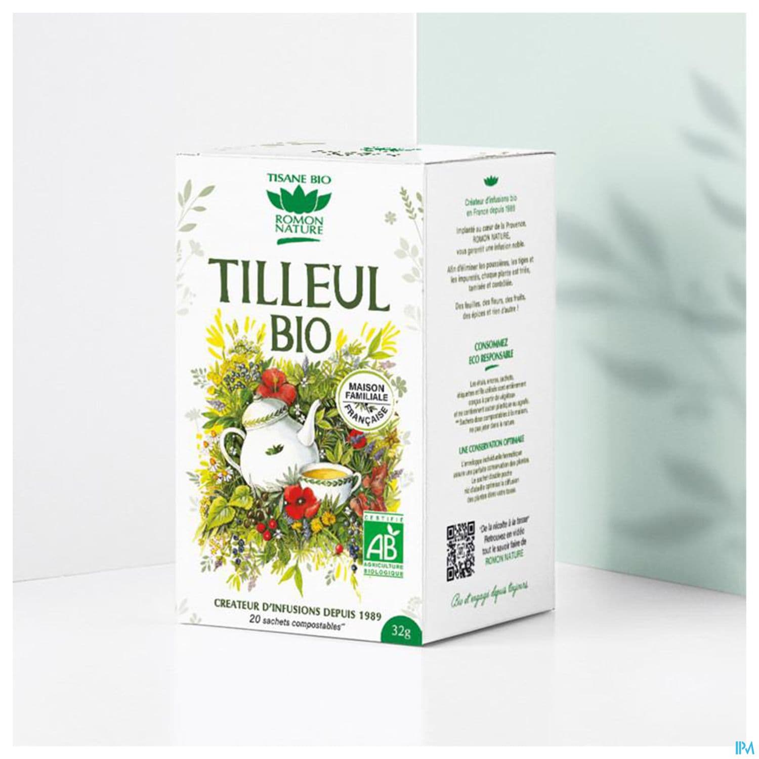 ROMON NATUR TIS BIO TILLEUL SAC20