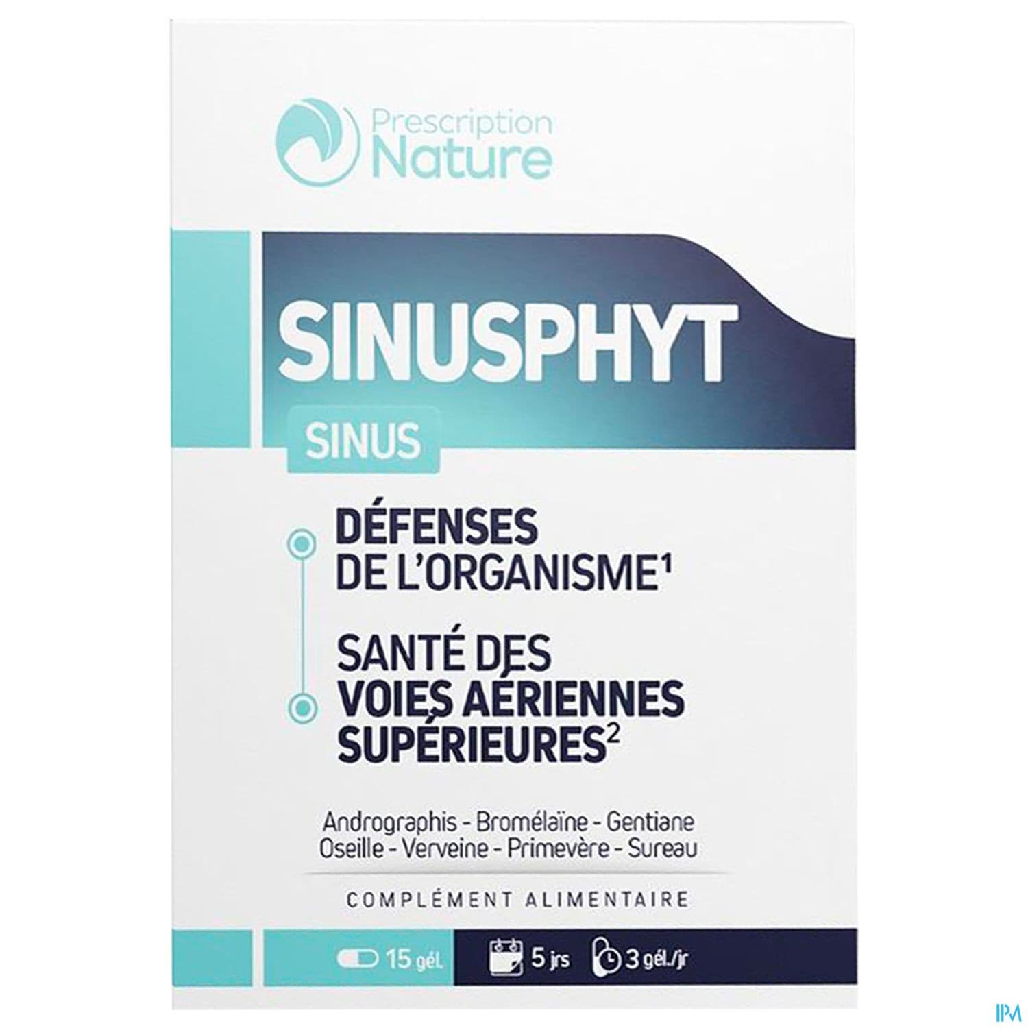 Prescription Nature Sinusphyt Gelule 15