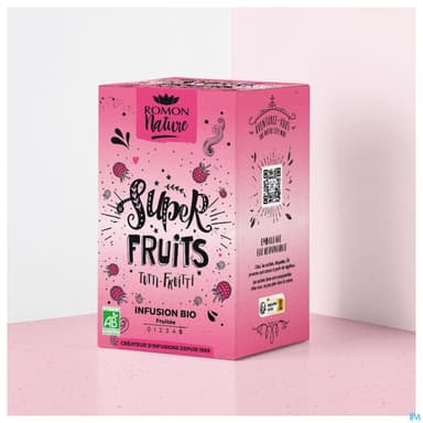 Romon Nature Tisane Plaisir Super Fruits Bio Infusette 1g8 16